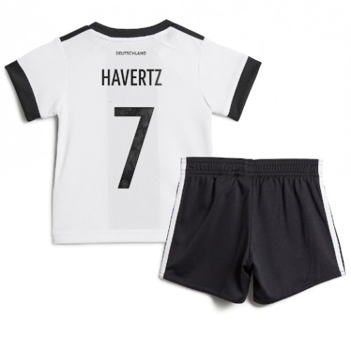 Njemačka Kai Havertz #7 Domaci Dres za djecu SP 2022 Kratak Rukav (+ Kratke hlače)
